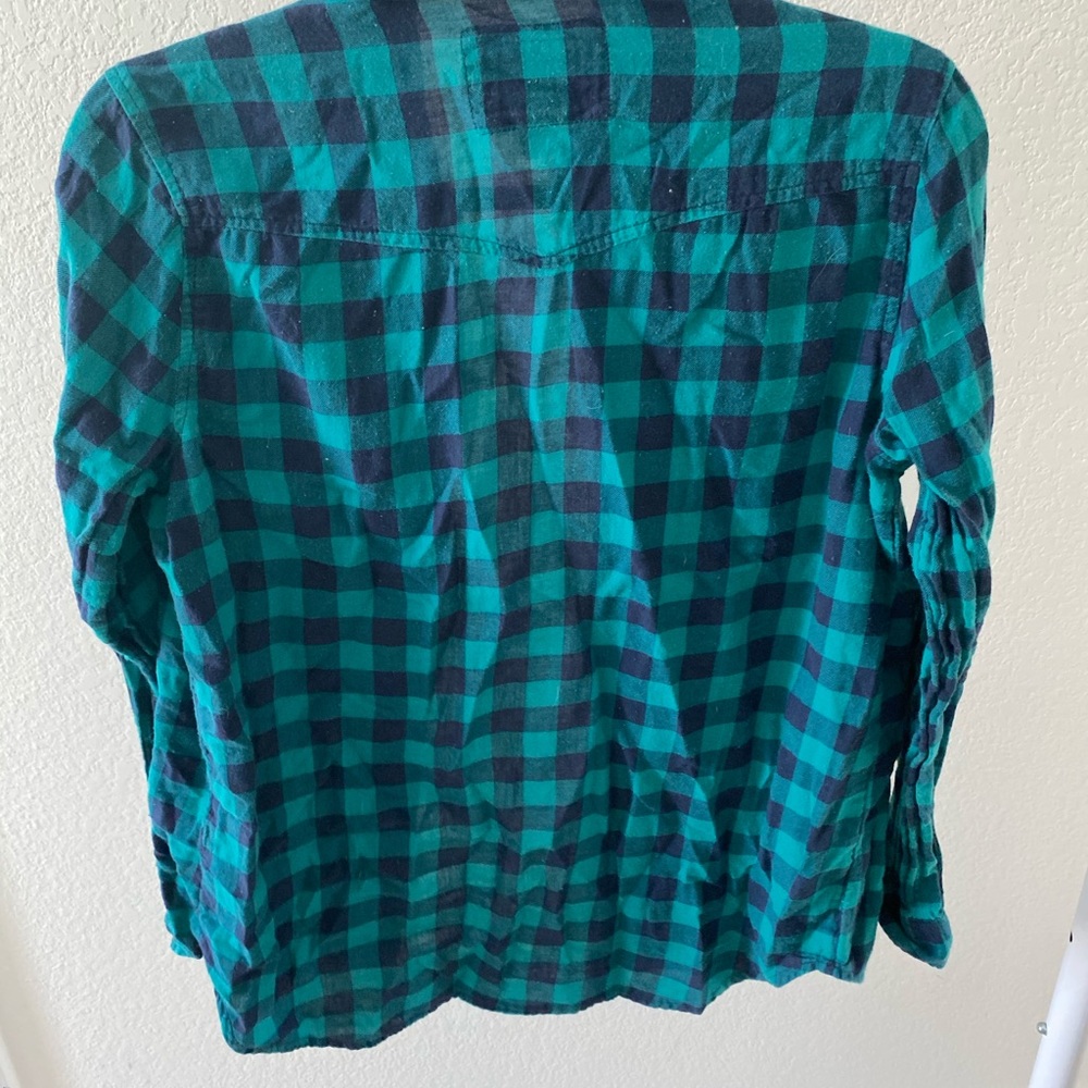 Plaid button up - Picture 2 of 2